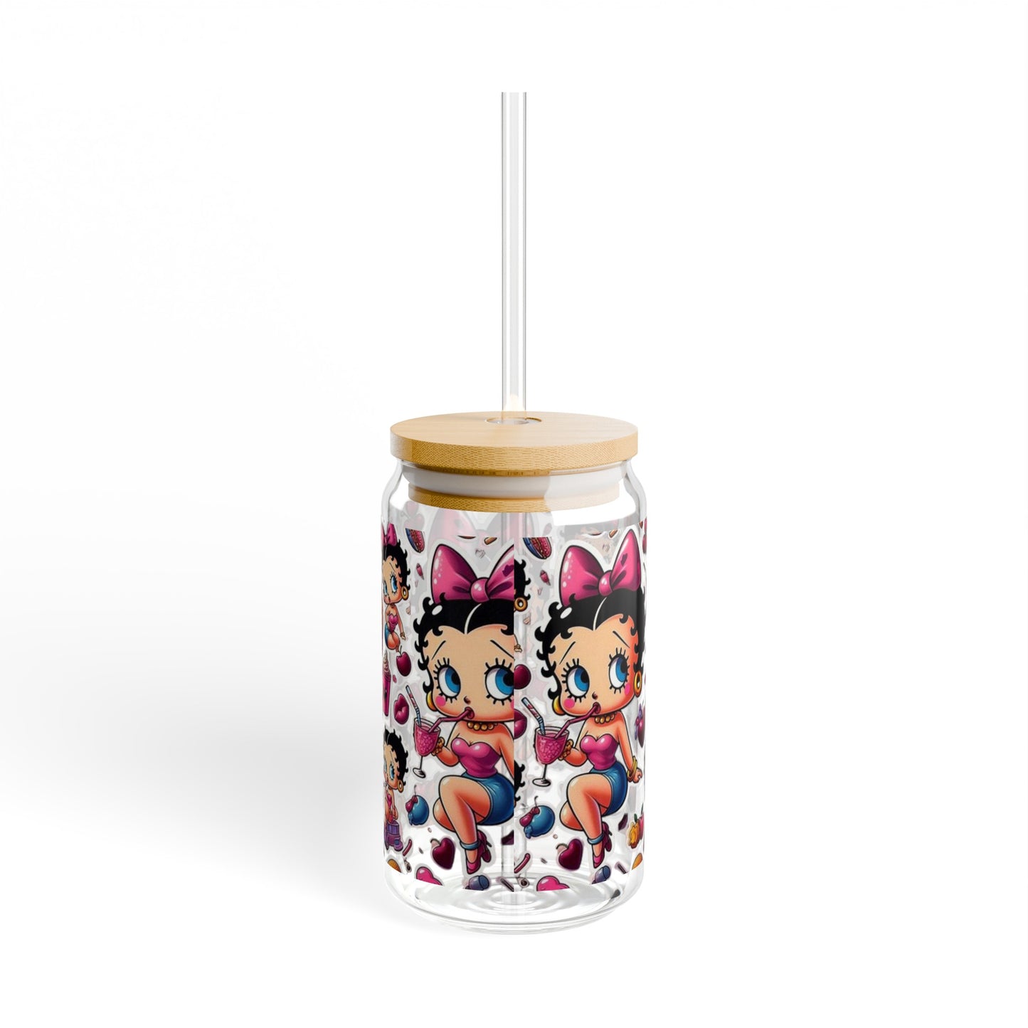 Betty Boop Sipper Glass