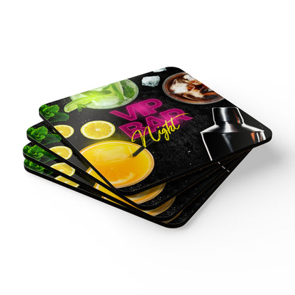 VIP Bar Night Coaster Set