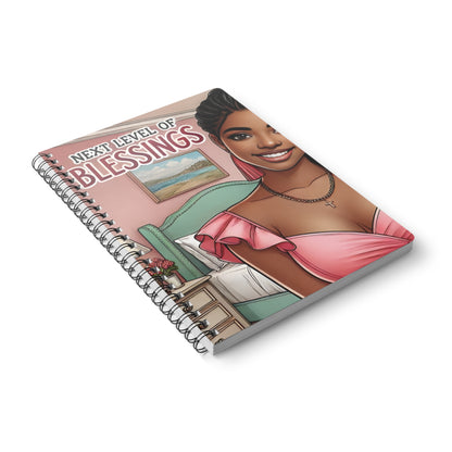 Next Level of Blessings A5 Notebook - Inspirational Softcover Journal