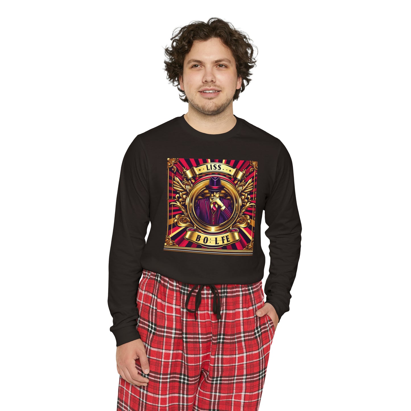 Men's Long Sleeve Pajama Set