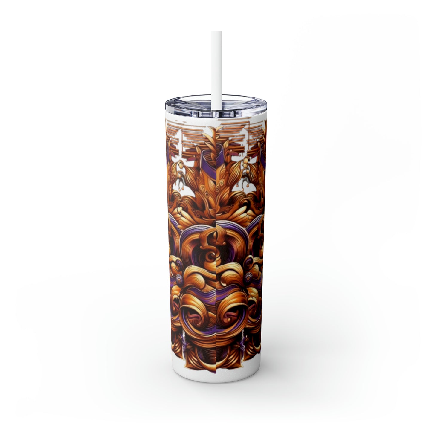 Boss Skinny Tumbler with Straw, 20oz