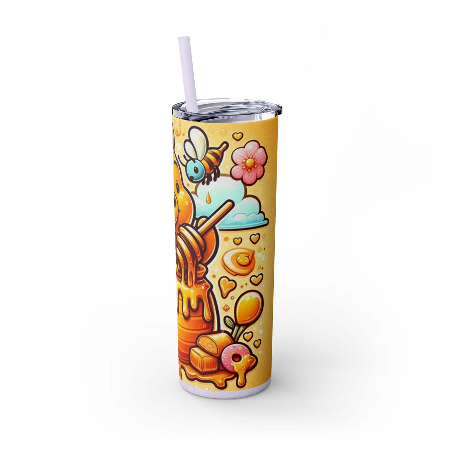 Winnie the Pooh  Skinny Tumbler with Straw, 20oz