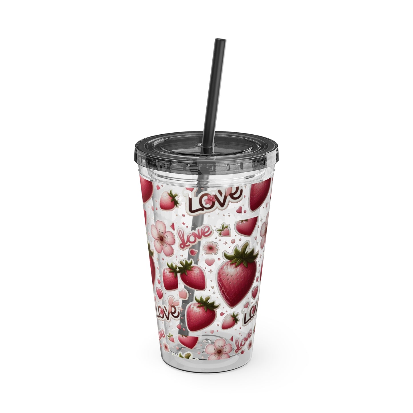 Sunsplash Tumbler with Straw, 16oz