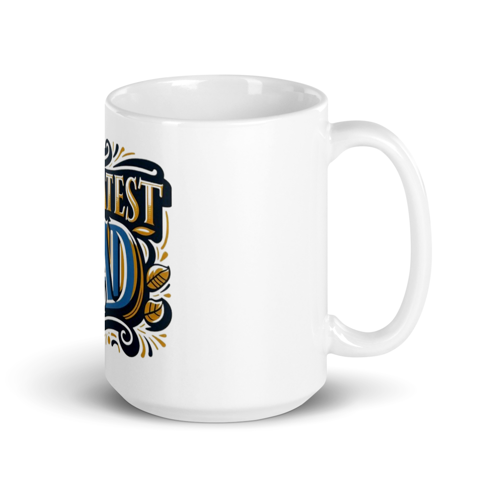 White glossy mug