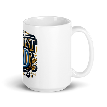 White glossy mug