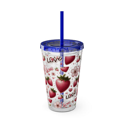 Sunsplash Tumbler with Straw, 16oz