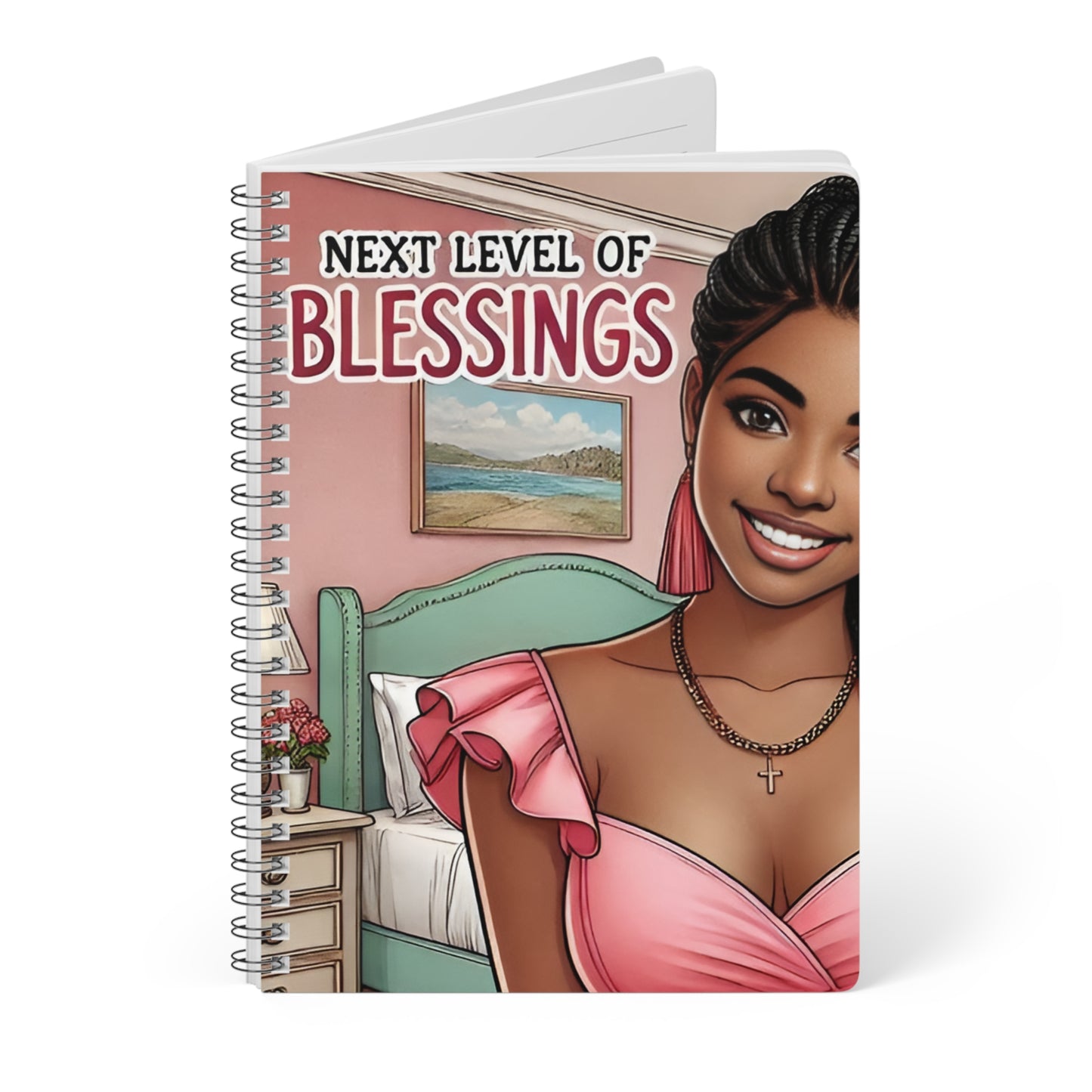 Next Level of Blessings A5 Notebook - Inspirational Softcover Journal