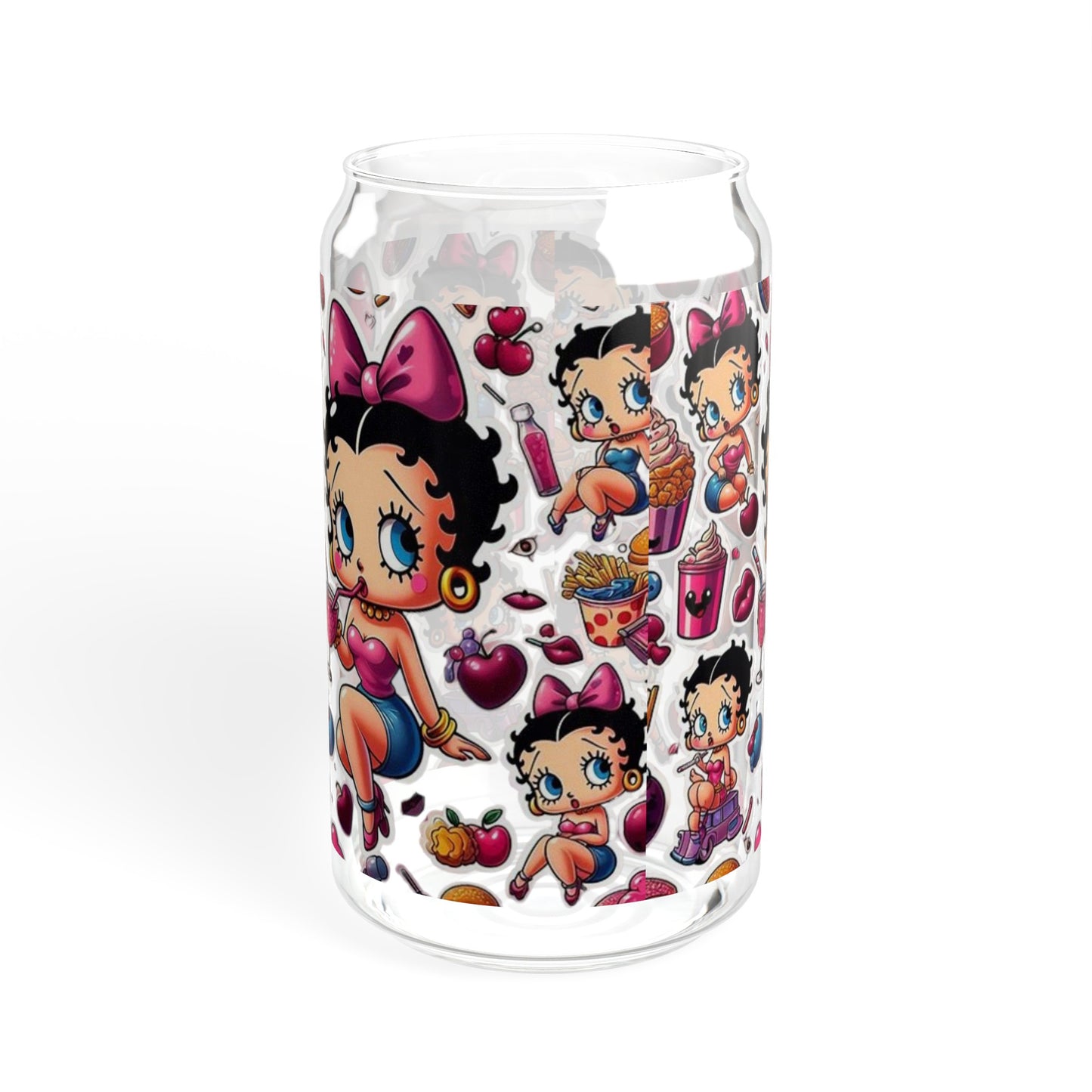 Betty Boop Sipper Glass