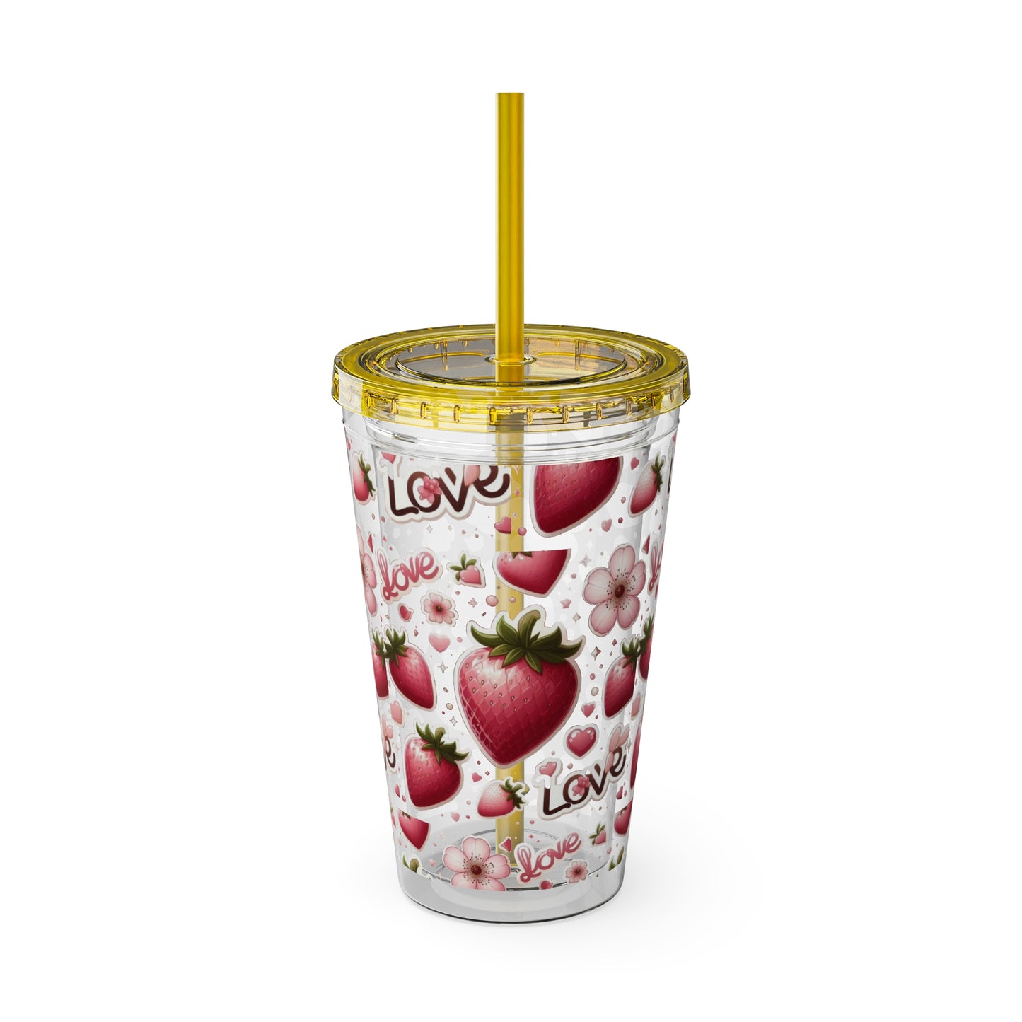 Sunsplash Tumbler with Straw, 16oz