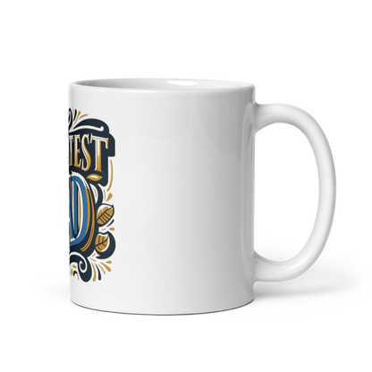 White glossy mug