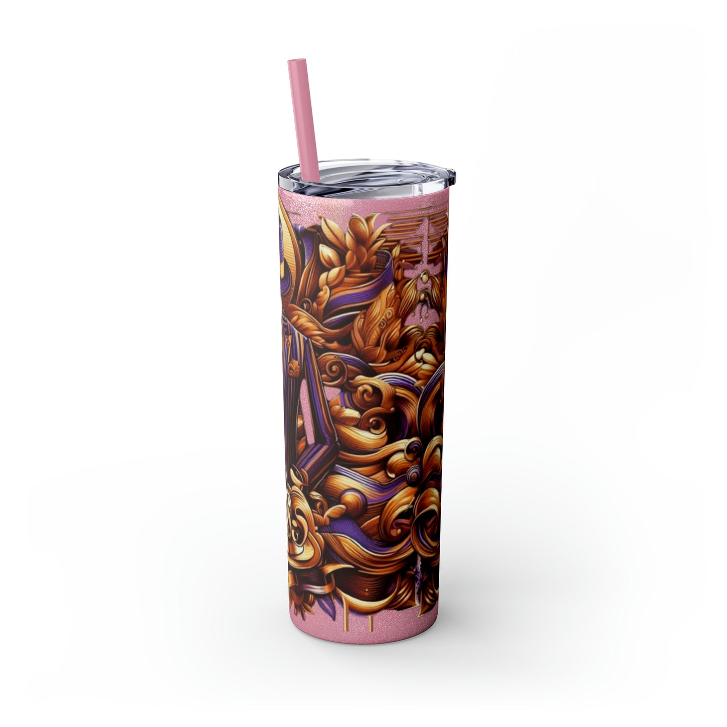 Boss Skinny Tumbler with Straw, 20oz