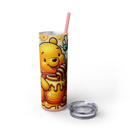 Winnie the Pooh  Skinny Tumbler with Straw, 20oz