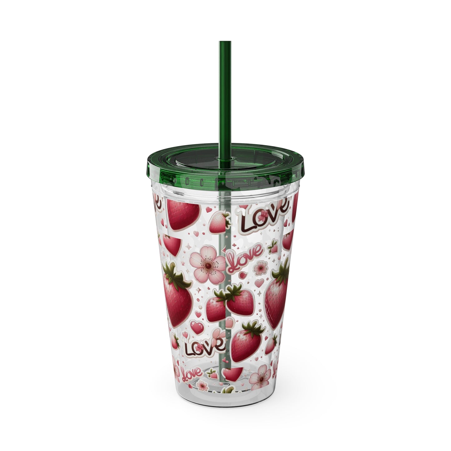 Sunsplash Tumbler with Straw, 16oz