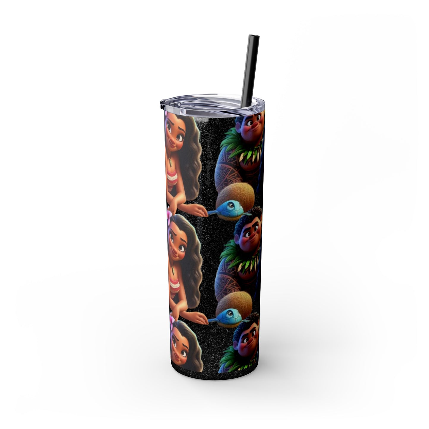 Moana Skinny Tumbler with Straw