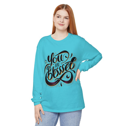 Unisex Garment-dyed Long Sleeve T-Shirt