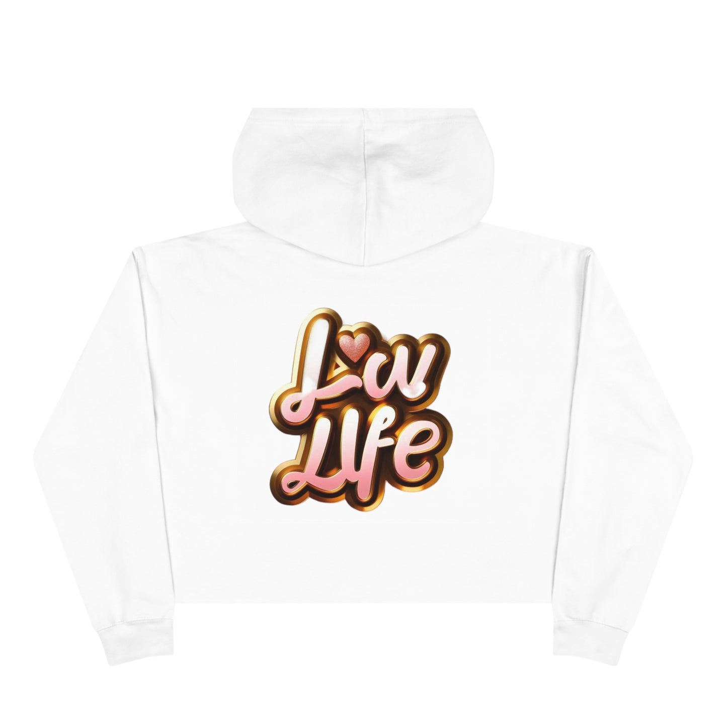 Love Life Crop Hoodie