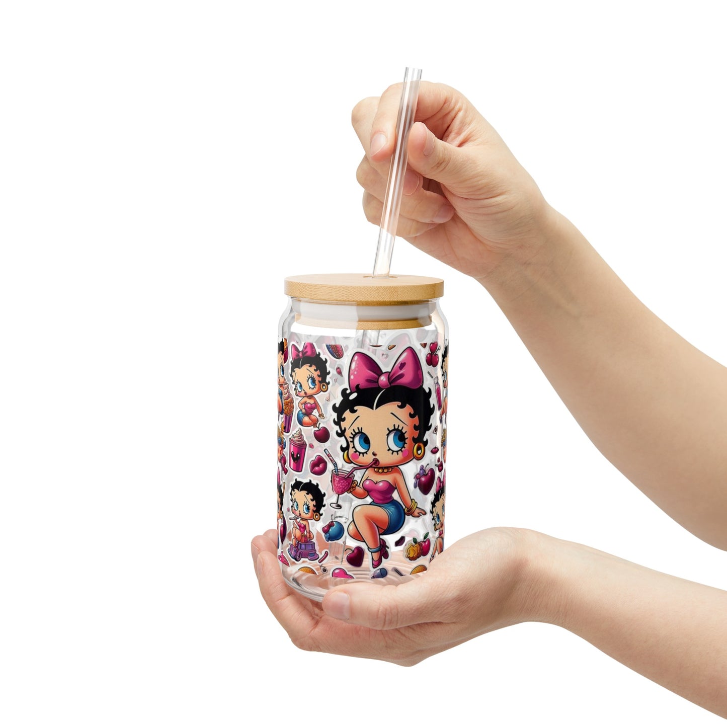 Betty Boop Sipper Glass