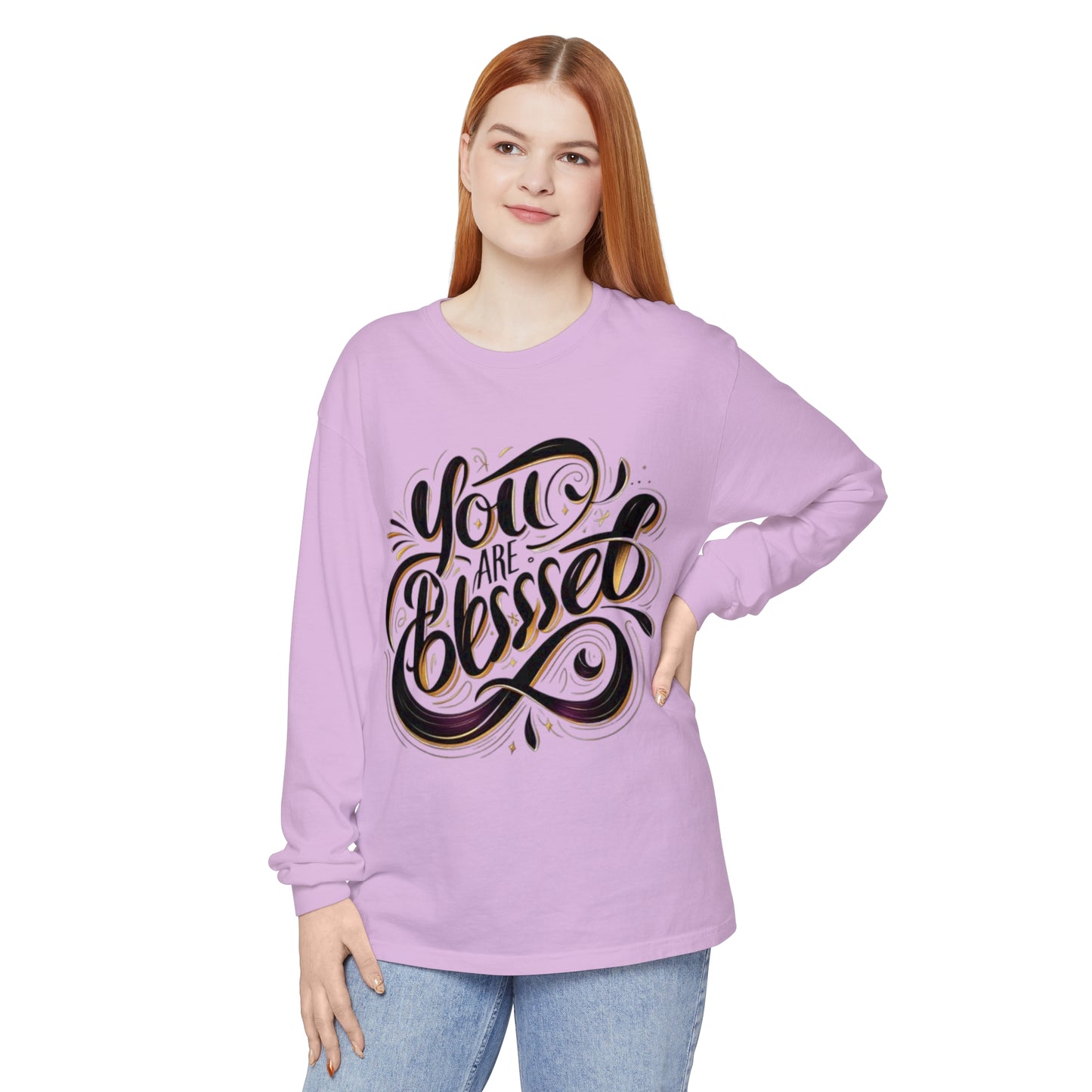 Unisex Garment-dyed Long Sleeve T-Shirt