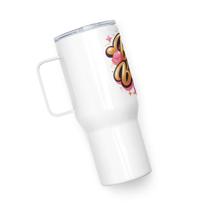 Awe mug with a handle