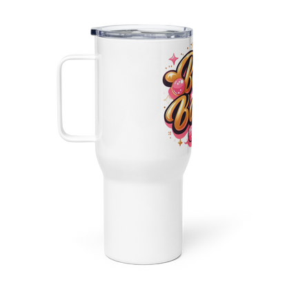 Awe mug with a handle