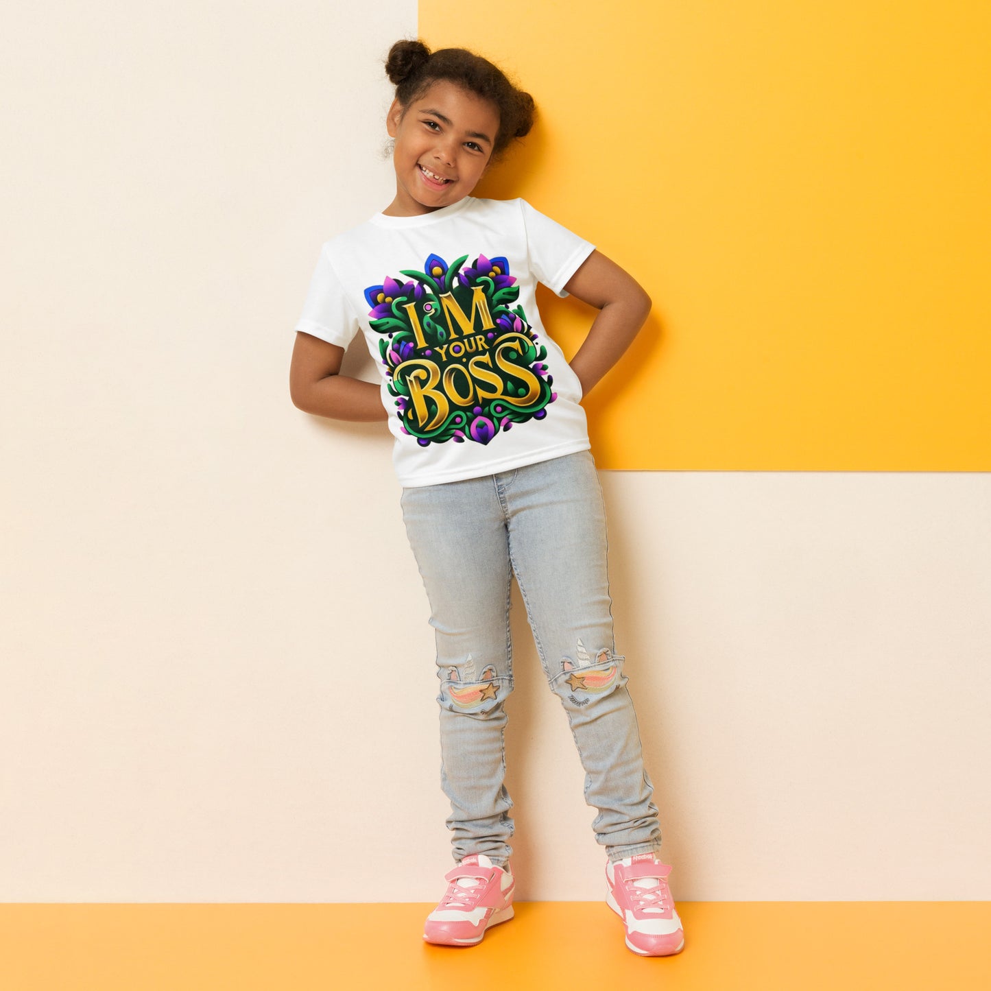 Kids crew neck t-shirt