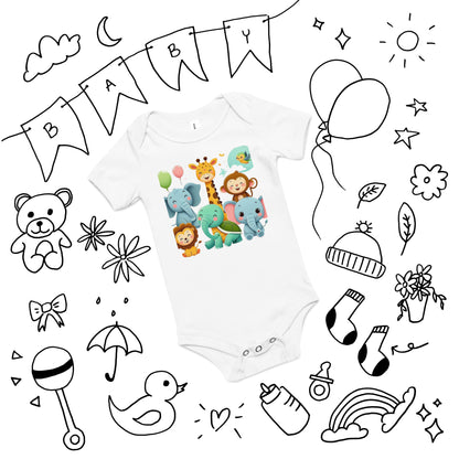 Baby short sleeve one piece