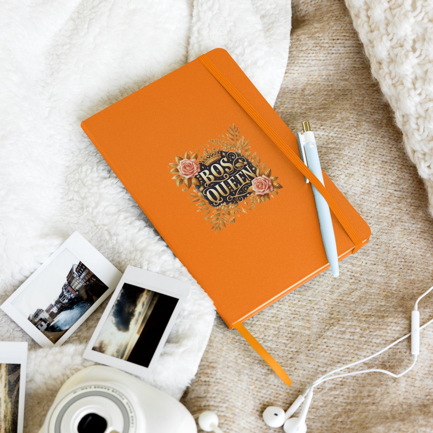 Hardcover bound notebook