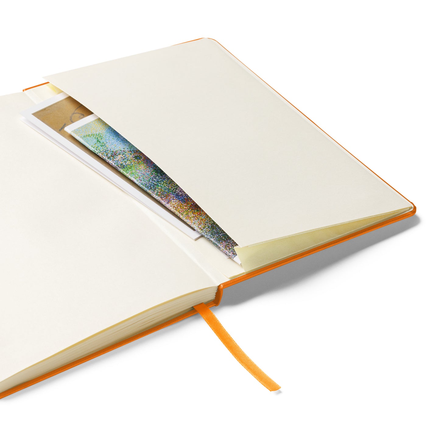 Hardcover bound notebook