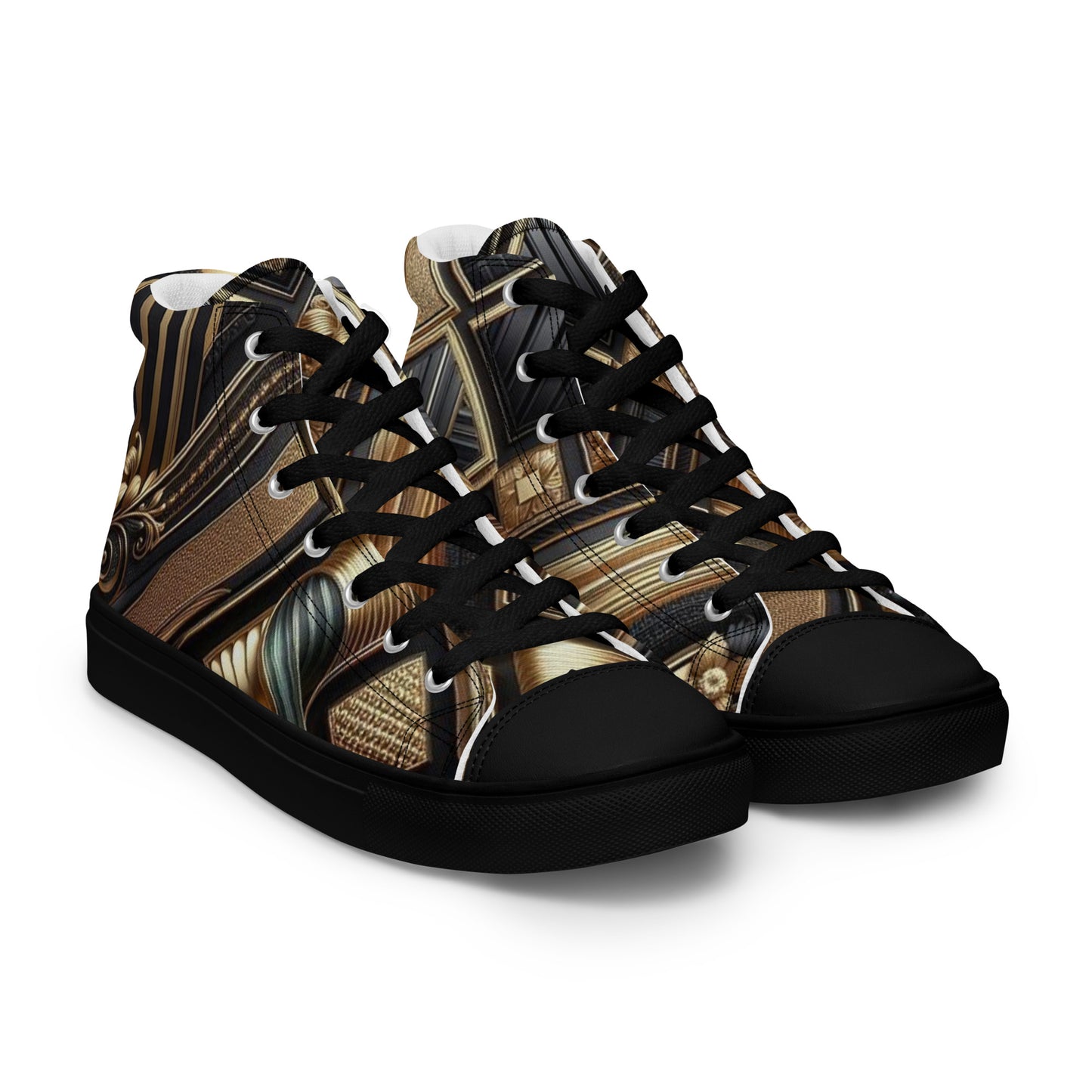 Men’s high top canvas shoes