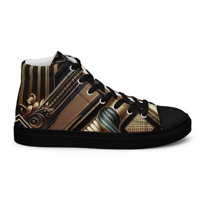 Men’s high top canvas shoes